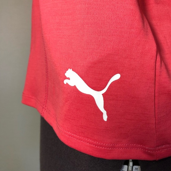 Puma Invert Cropped Coral Tank Top XL - Picture 5 of 16